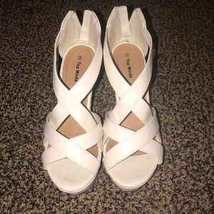 White wedges